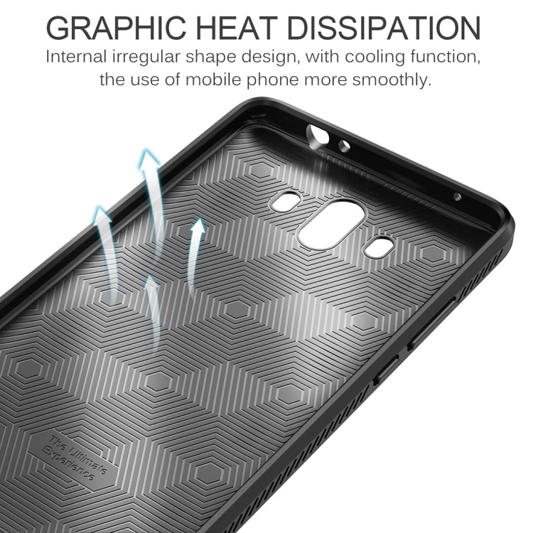 Lenuo for  Huawei Mate 10 Litchi Texture Full Coverage PU Leather + TPU Protective Back Cover Case