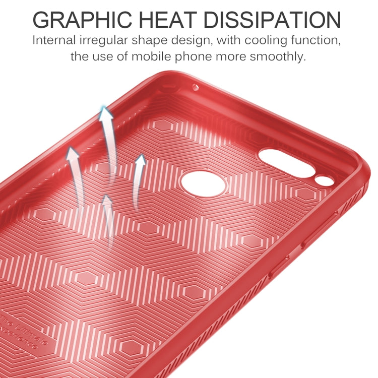 Lenuo for  Huawei Honor Play 7X Litchi Texture Full Coverage PU Leather + TPU Protective Back Cover Case