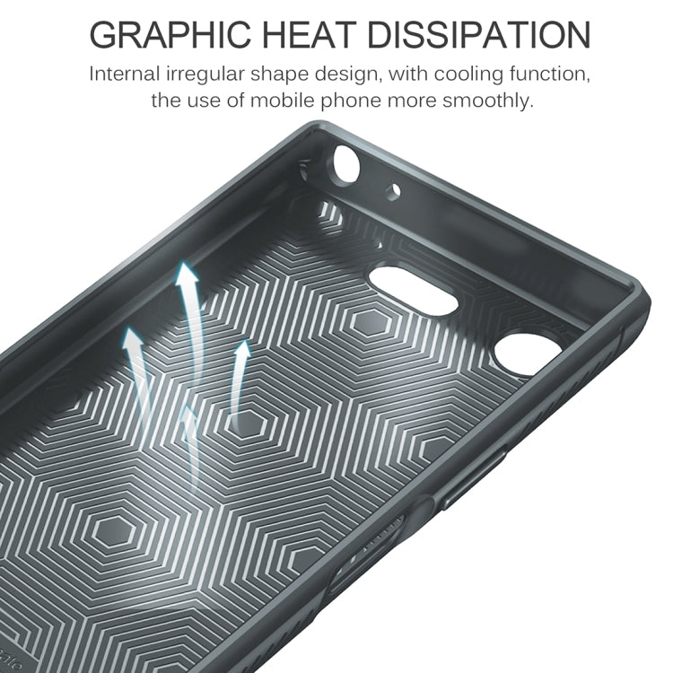 Lenuo for Sony Xperia XZ1 Litchi Texture Full Coverage PU Leather + TPU Protective Back Cover Soft Case