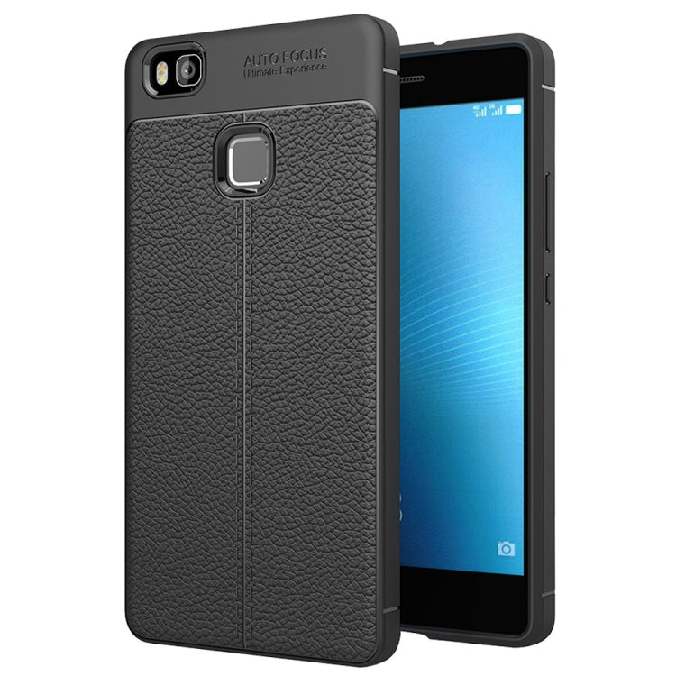 For Huawei P9 Lite Litchi Texture TPU Protective Back Cover Case