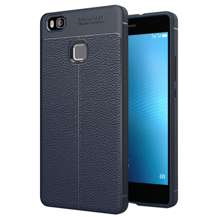 For Huawei P9 Lite Litchi Texture TPU Protective Back Cover Case