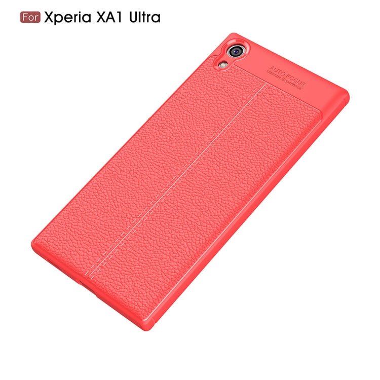 For Sony Xperia XA1 Ultra Litchi Texture TPU Protective Back Cover Case