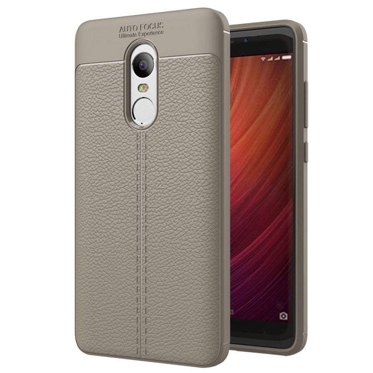 For Xiaomi  Redmi Note 4 Litchi Texture TPU Protective Back Cover Case