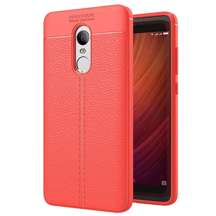For Xiaomi  Redmi Note 4 Litchi Texture TPU Protective Back Cover Case