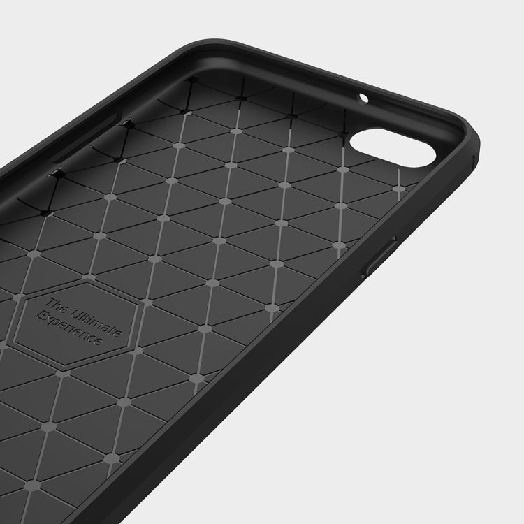 For OPPO  F3 Brushed Texture Carbon Fiber Shockproof TPU Rugged Armor Protective Case