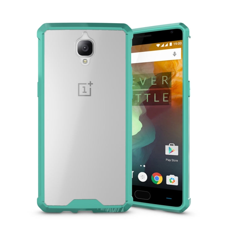For Oneplus 3 Acrylic + TPU Transparent Armor Protective Case