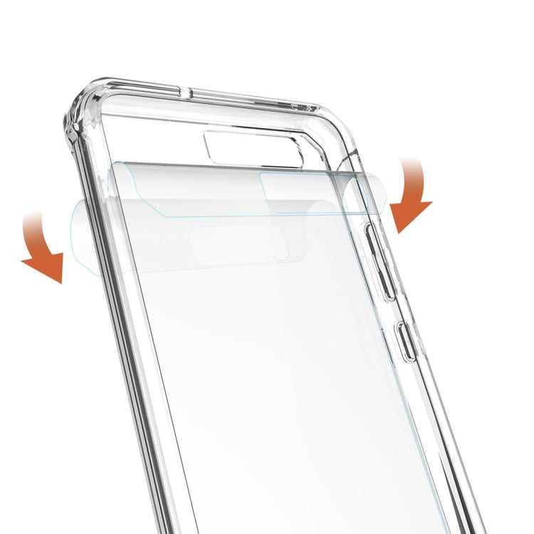 For Huawei P10 Acrylic + TPU Transparent Armor Protective Case