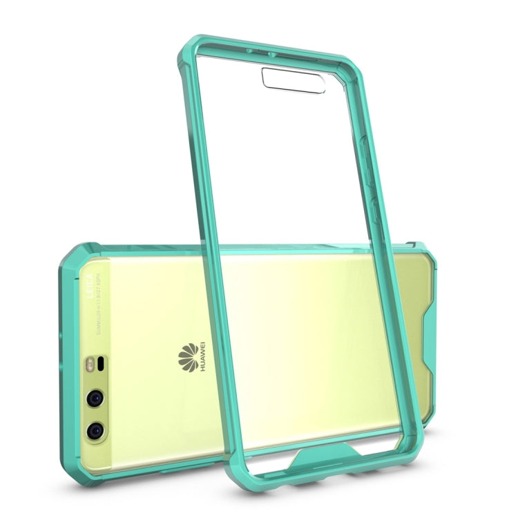 For Huawei P10 Plus Acrylic + TPU Transparent Armor Protective Case