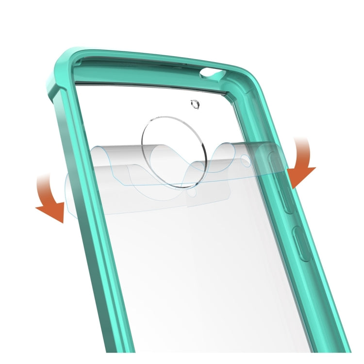 For Motorola G5 Acrylic + TPU Transparent Armor Protective Case