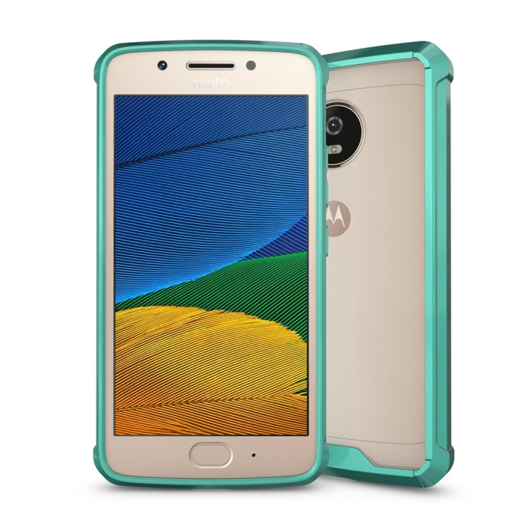 For Motorola G5 Acrylic + TPU Transparent Armor Protective Case