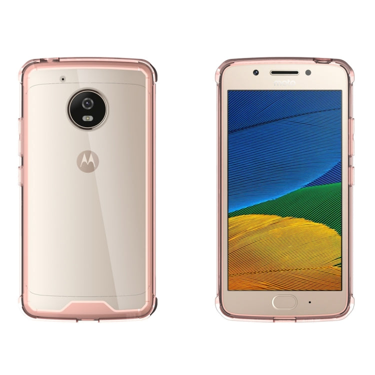 For Motorola G5 Acrylic + TPU Transparent Armor Protective Case