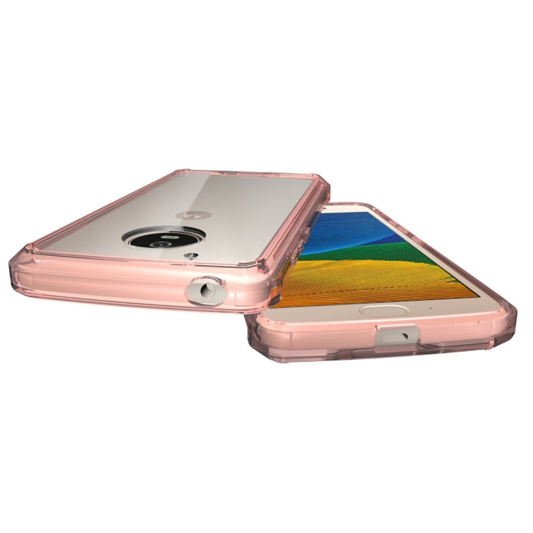 For Motorola G5 Acrylic + TPU Transparent Armor Protective Case