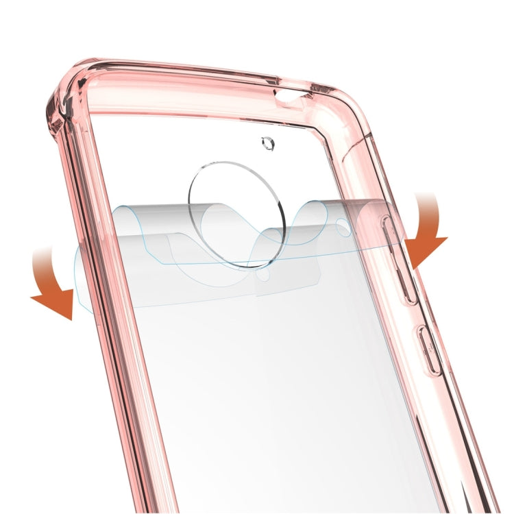 For Motorola G5 Acrylic + TPU Transparent Armor Protective Case