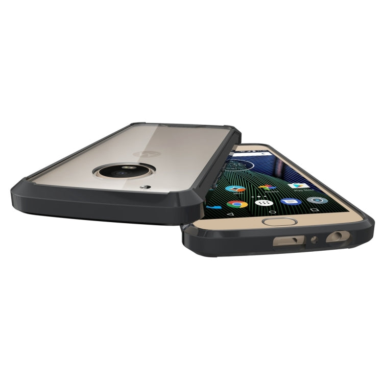For Motorola G5 Plus Acrylic + TPU Transparent Armor Protective Case
