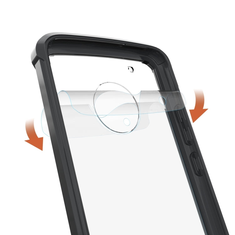 For Motorola G5 Plus Acrylic + TPU Transparent Armor Protective Case