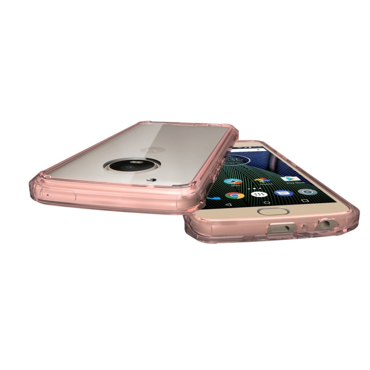 For Motorola G5 Plus Acrylic + TPU Transparent Armor Protective Case