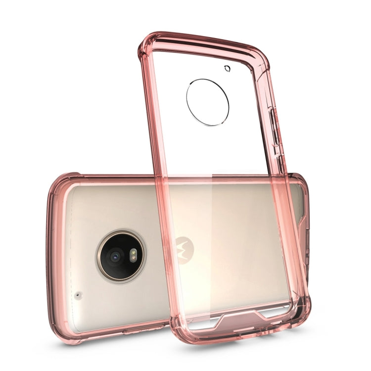 For Motorola G5 Plus Acrylic + TPU Transparent Armor Protective Case