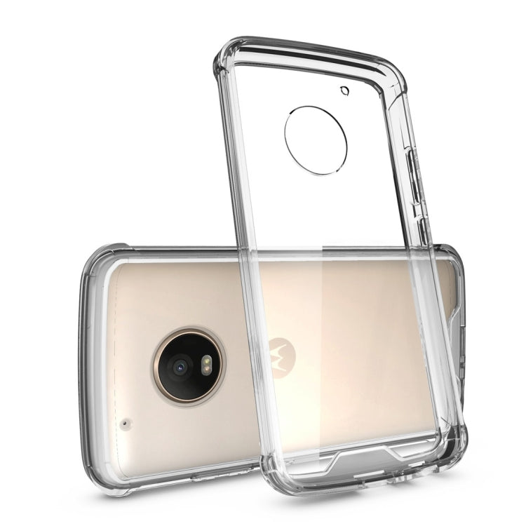 For Motorola G5 Plus Acrylic + TPU Transparent Armor Protective Case