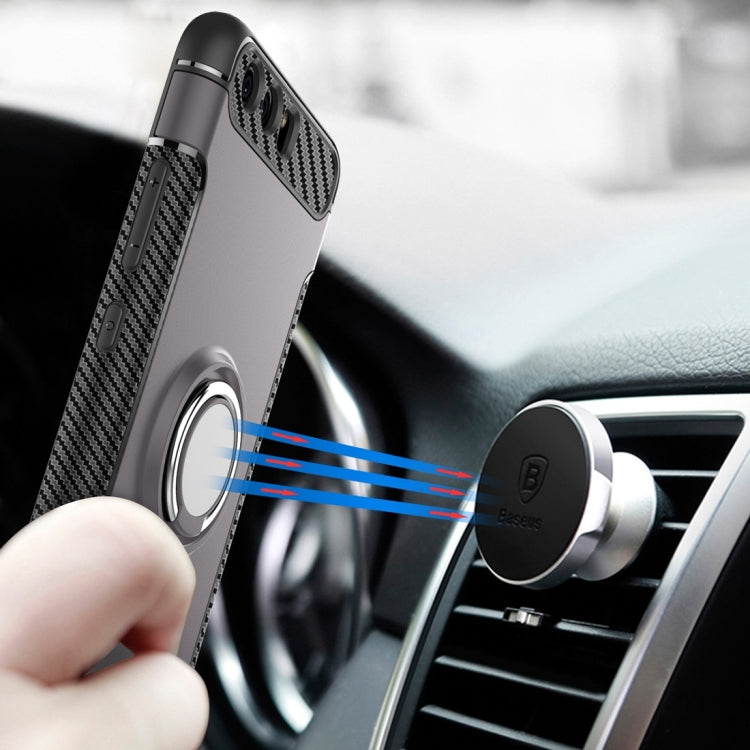 For Huawei P10 Plus Magnetic 360 Degree Rotation Ring Armor Protective Case