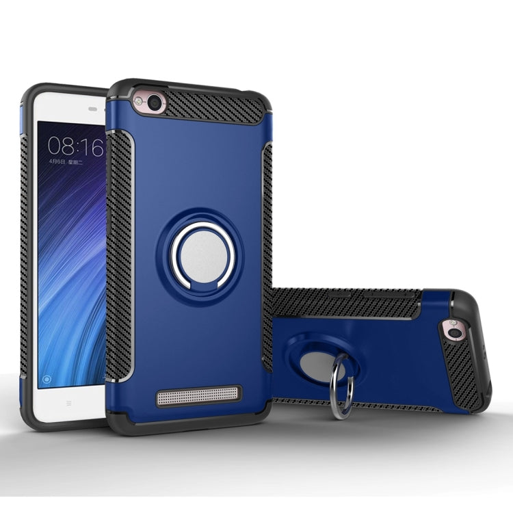 For Xiaomi  Redmi 4A Magnetic 360 Degree Rotation Ring Armor Protective Case