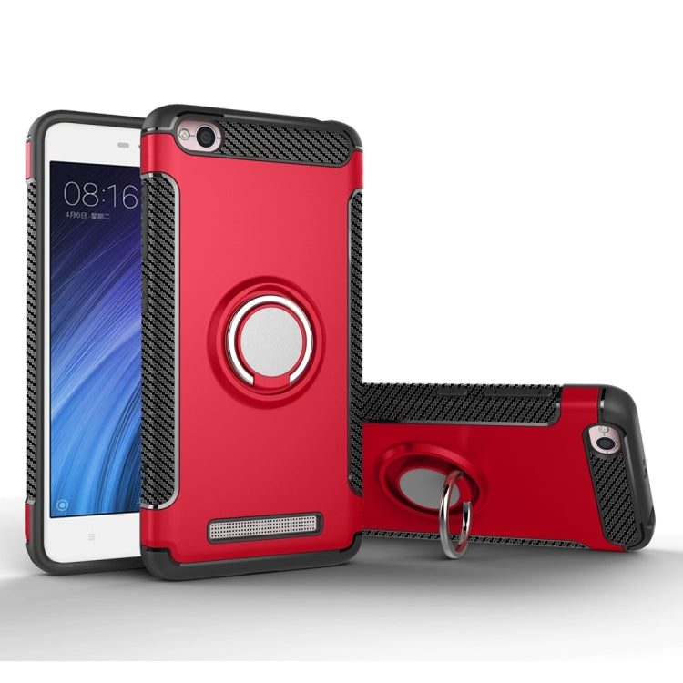 For Xiaomi  Redmi 4A Magnetic 360 Degree Rotation Ring Armor Protective Case