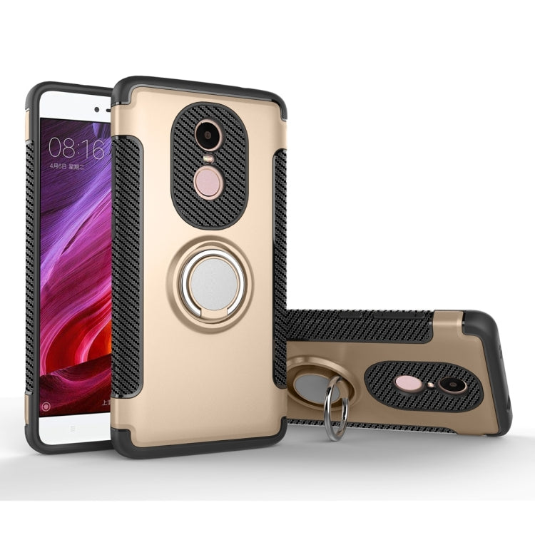 For Xiaomi  Redmi Note 4X Magnetic 360 Degree Rotation Ring Armor Protective Case