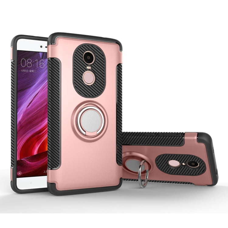 For Xiaomi  Redmi Note 4X Magnetic 360 Degree Rotation Ring Armor Protective Case