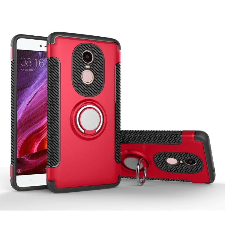 For Xiaomi  Redmi Note 4X Magnetic 360 Degree Rotation Ring Armor Protective Case