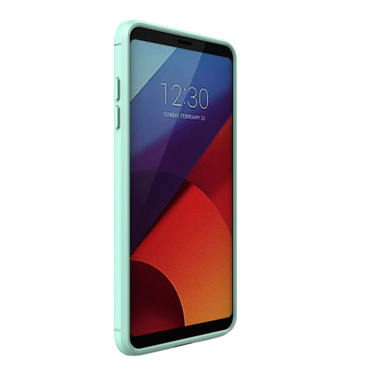 For LG G6 Brushed Carbon Fiber Texture Shockproof TPU Protective Cover Case