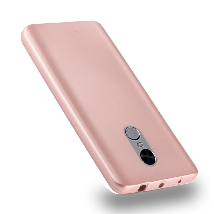GOOSPERY I JELLY METAL Series for Xiaomi Redmi Note 4 Full Coverage TPU Protective Back Cover Case