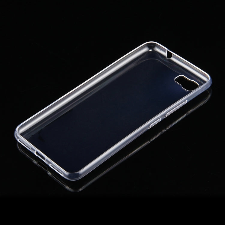 50 PCS for Asus Zenfone 3s Max / ZC521TL 0.75mm Ultra-thin Transparent TPU Protective Case