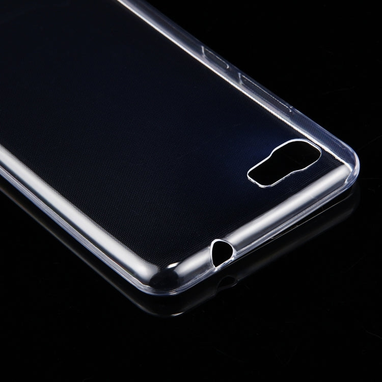 50 PCS for Asus Zenfone 3s Max / ZC521TL 0.75mm Ultra-thin Transparent TPU Protective Case