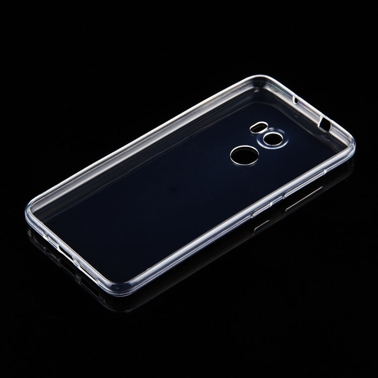 50 PCS for HTC One X10 0.75mm Ultra-thin Transparent TPU Protective Case