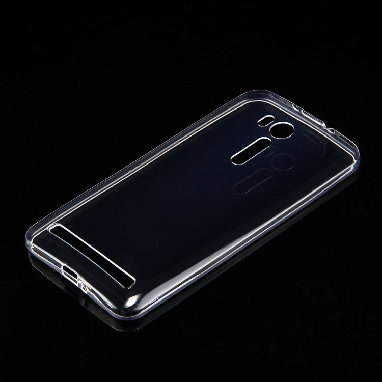 50 PCS for Asus ZenFone Go / ZB552KL 0.75mm Ultra-thin Transparent TPU Protective Case