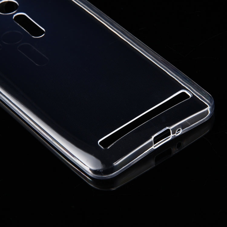 For Asus ZenFone Go / ZB552KL 0.75mm Ultra-thin Transparent TPU Protective Case(Transparent)