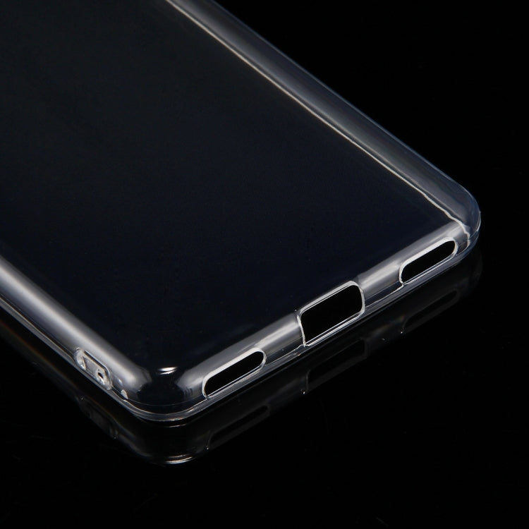 50 PCS for  Huawei Y5 (2017) 0.75mm TPU Transparent Protective Case Back Cover Shell