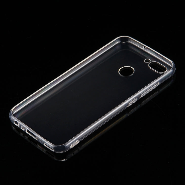 For Huawei  nova 2 0.75mm TPU Transparent Protective Case Back Cover Shell(Transparent)