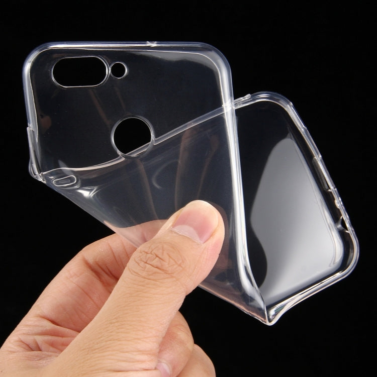 For Huawei  nova 2 0.75mm TPU Transparent Protective Case Back Cover Shell(Transparent)