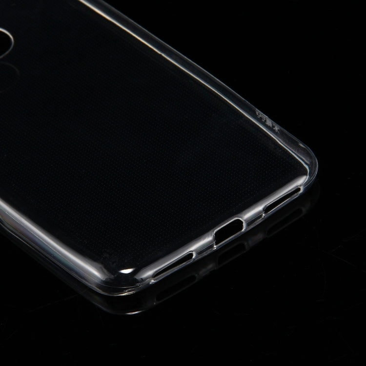 For Huawei  Honor 6A 0.75mm TPU Transparent Protective Case Back Cover Shell(Transparent)