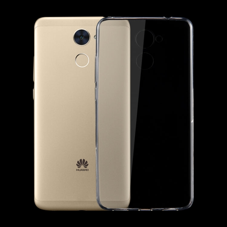 For Huawei  Enjoy 7 Plus 0.75mm TPU Transparent Protective Case Back Cover Shell(Transparent)