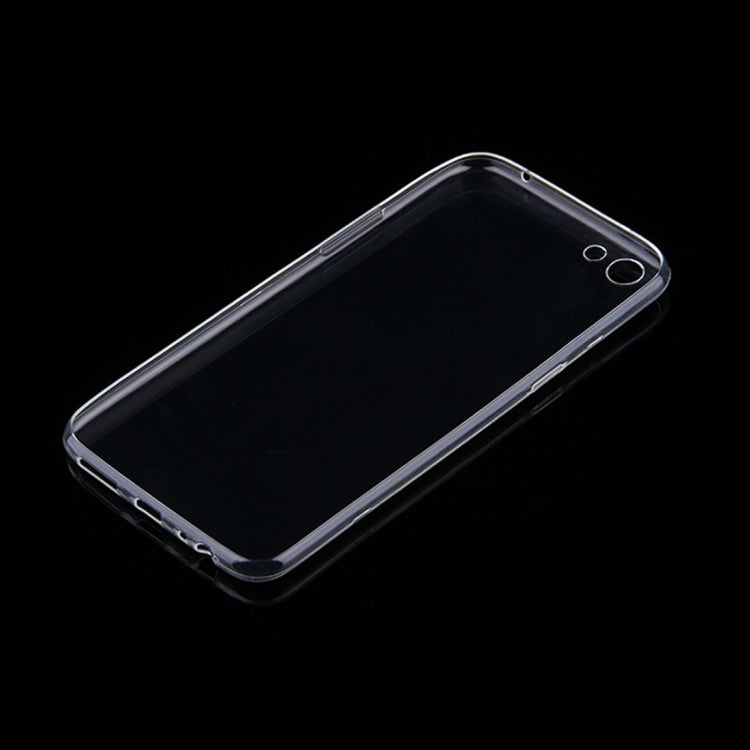 For OPPO R9s Plus 0.75mm Ultra-thin Transparent TPU Protective Case(Transparent)