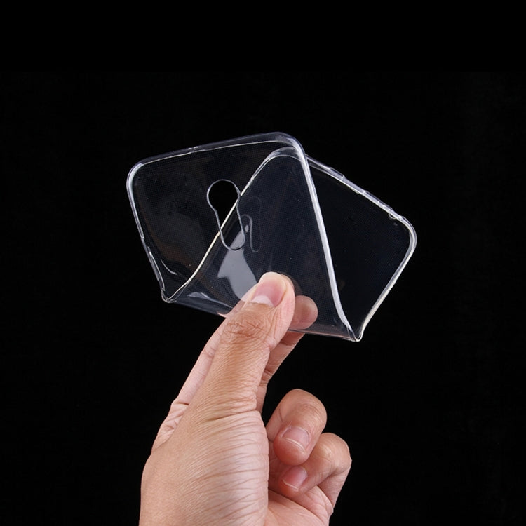 50 PCS for Vivo Xplay6 0.75mm Ultra-thin Transparent TPU Protective Case(Transparent)