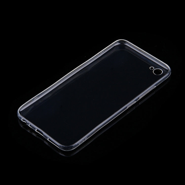 50 PCS for Vivo X9 Plus 0.75mm Ultra-thin Transparent TPU Protective Case(Transparent)