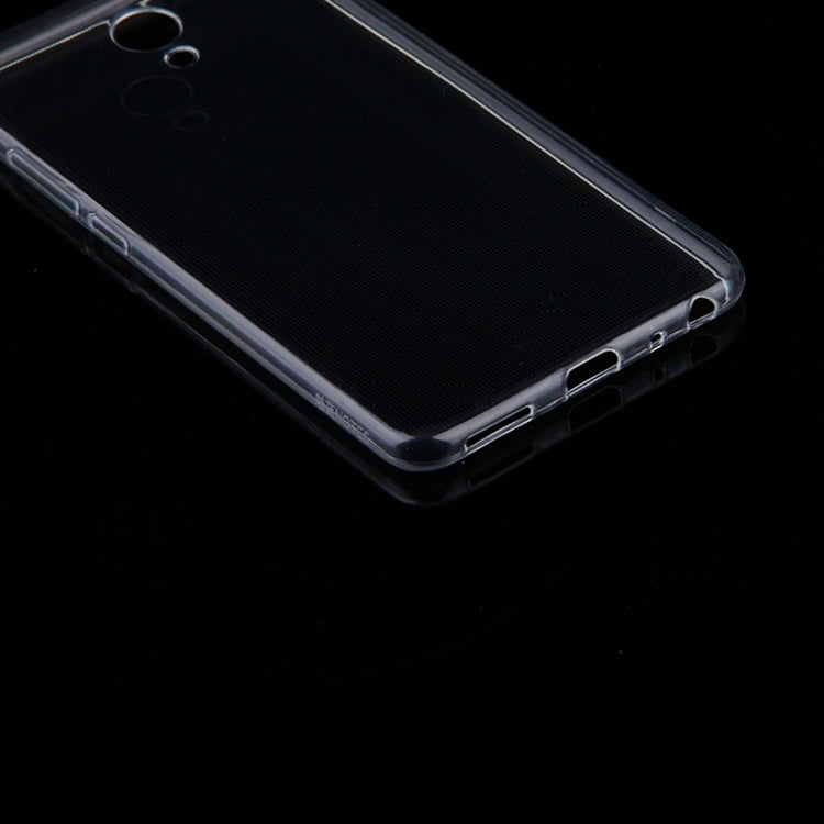 For Meizu M5 Note 0.75mm Ultra-thin Transparent TPU Protective Case(Transparent)