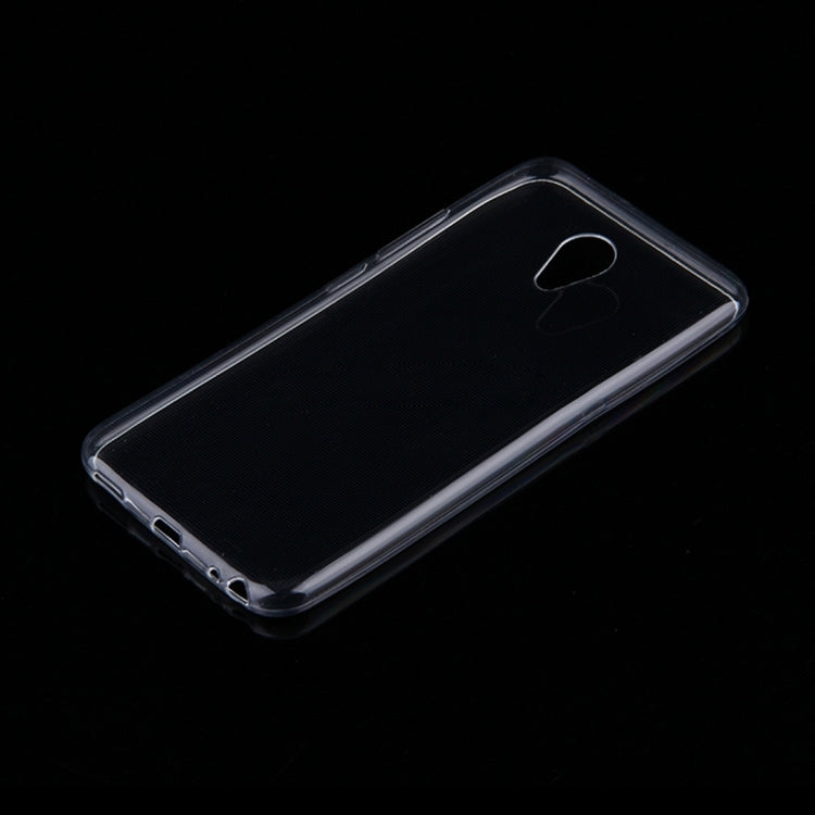 For Meizu M5 0.75mm Ultra-thin Transparent TPU Protective Case(Transparent)