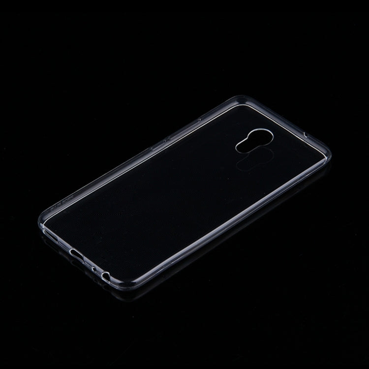 For Meizu PRO 6 Plus 0.75mm Ultra-thin Transparent TPU Protective Case(Transparent)