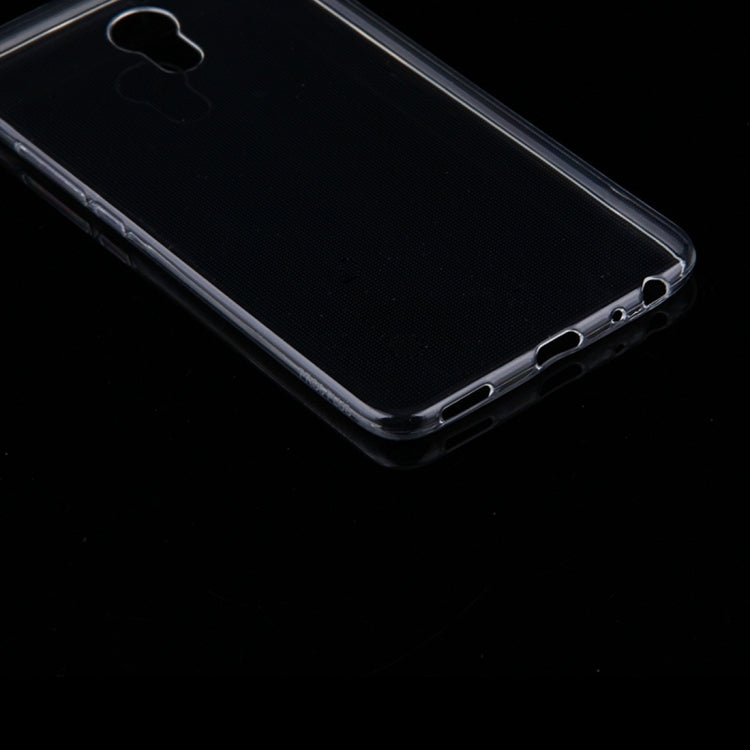 For Meizu PRO 6 Plus 0.75mm Ultra-thin Transparent TPU Protective Case(Transparent)