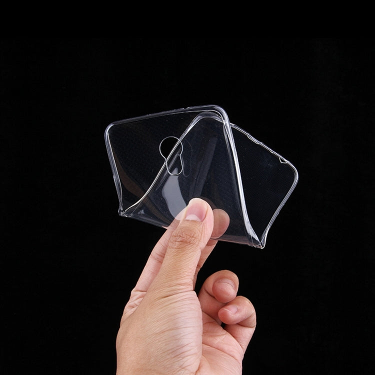 For Meizu PRO 6 Plus 0.75mm Ultra-thin Transparent TPU Protective Case(Transparent)