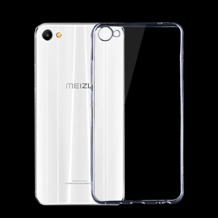 For Meizu Meilan X 0.75mm Ultra-thin Transparent TPU Protective Case(Transparent)
