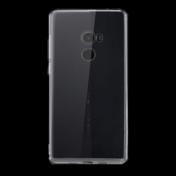 50 PCS for Xiaomi Mi Mix 2 0.75mm Ultra-thin Transparent TPU Protective Case